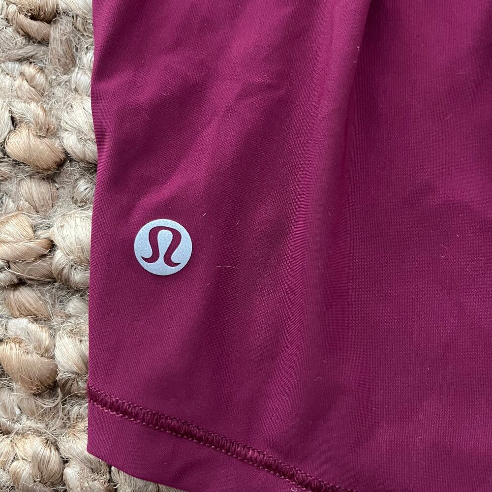 Lululemon Sculpt Long Sleeve Shirt Deep Luxe Mesh Running Top Women's 6 Est - Picture 7 of 10